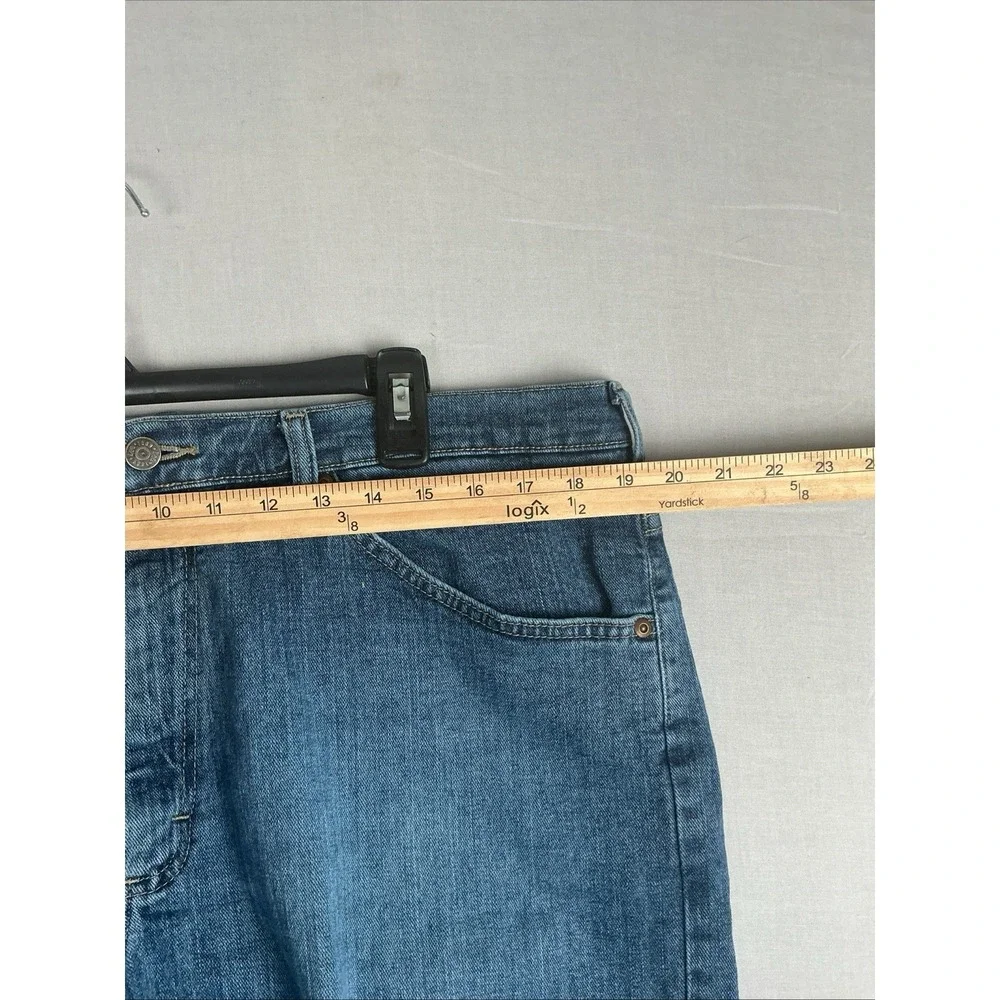 Lee Y2K Denim Shorts Mens 38 Blue Regular Fit Made In Mexico